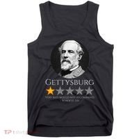 American Civil War Robert E. Lee Gettysburg History Tank Top thumb 0