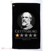 American Civil War Robert E. Lee Gettysburg History Golf Towel thumb 0