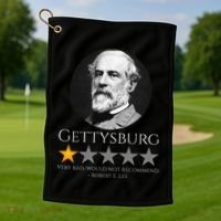 American Civil War Robert E. Lee Gettysburg History Golf Towel thumb 1