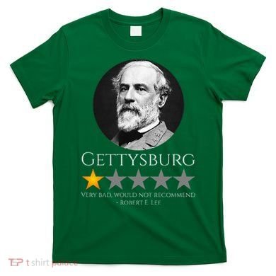 American Civil War Robert E. Lee Gettysburg History T-Shirt
