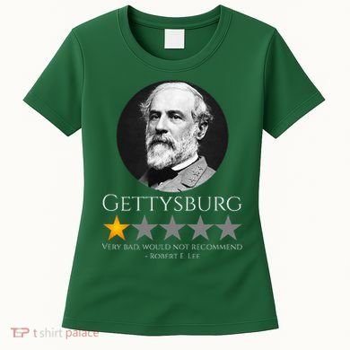 American Civil War Robert E. Lee Gettysburg History Women's T-Shirt