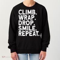 Aerialist Climb Warp Drop Smile Repeat Aerial Silks Cool Gift Women's Sweatshirt thumb 0