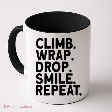 Aerialist Climb Warp Drop Smile Repeat Aerial Silks Cool Gift Coffee Mug