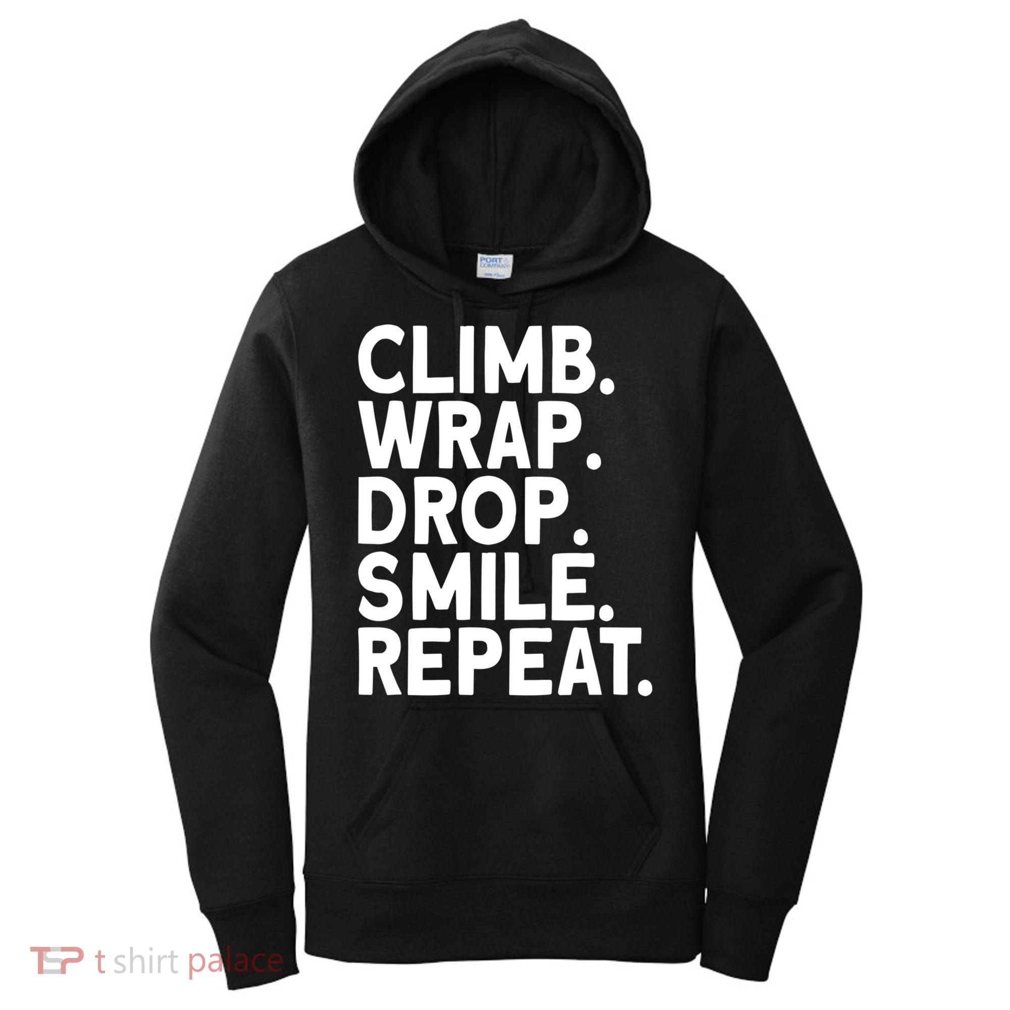 Aerialist Climb Warp Drop Smile Repeat Aerial Silks Cool Gift Women's Hoodie