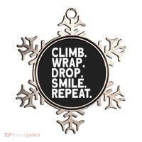 Aerialist Climb Warp Drop Smile Repeat Aerial Silks Cool Gift Ornament thumb 0