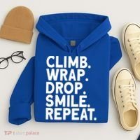 Aerialist Climb Warp Drop Smile Repeat Aerial Silks Cool Gift Hoodie thumb 4