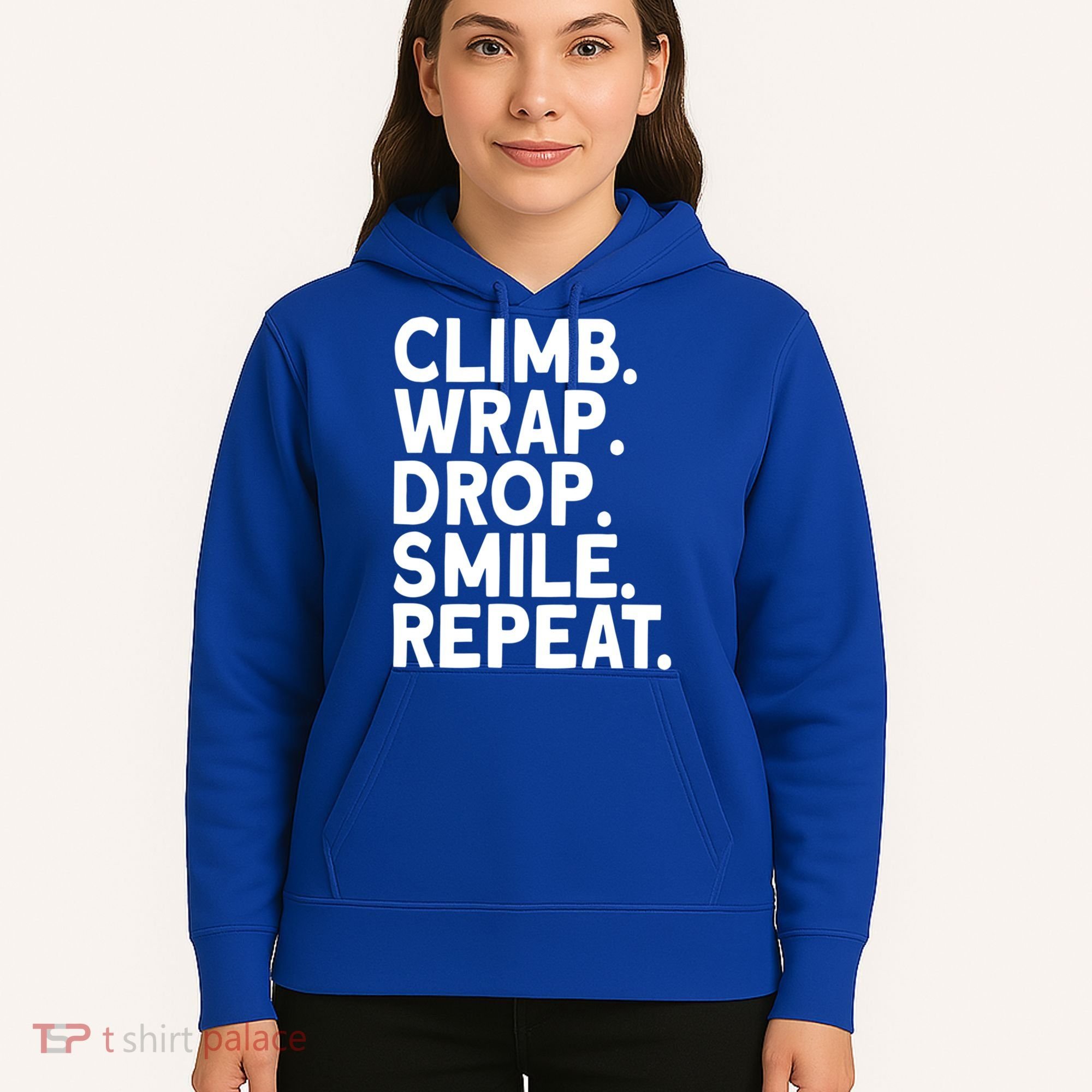 Aerialist Climb Warp Drop Smile Repeat Aerial Silks Cool Gift Hoodie