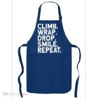 Aerialist Climb Warp Drop Smile Repeat Aerial Silks Cool Gift Apron thumb 0