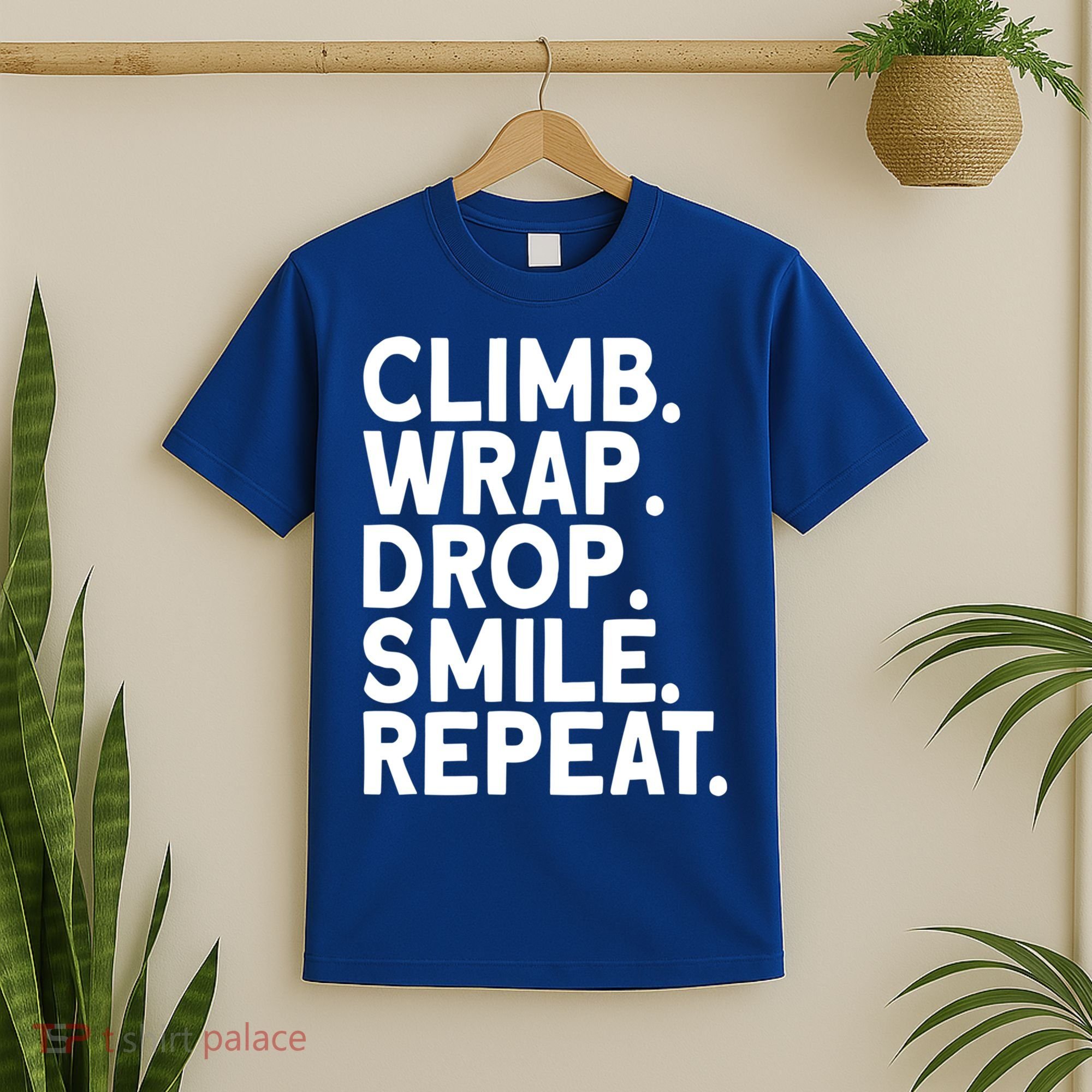 Aerialist Climb Warp Drop Smile Repeat Aerial Silks Cool Gift T-Shirt