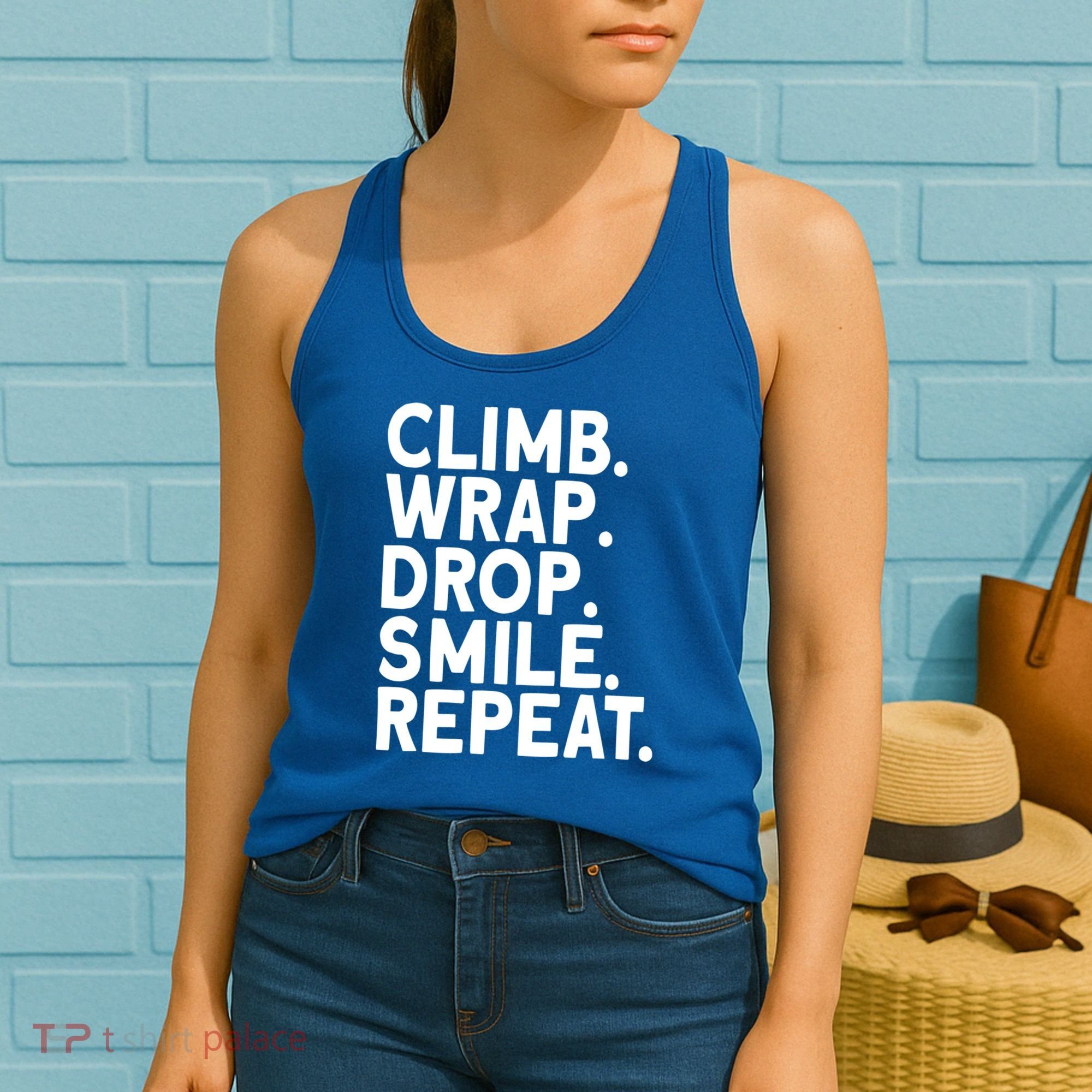 Aerialist Climb Warp Drop Smile Repeat Aerial Silks Cool Gift Women's Tank Top