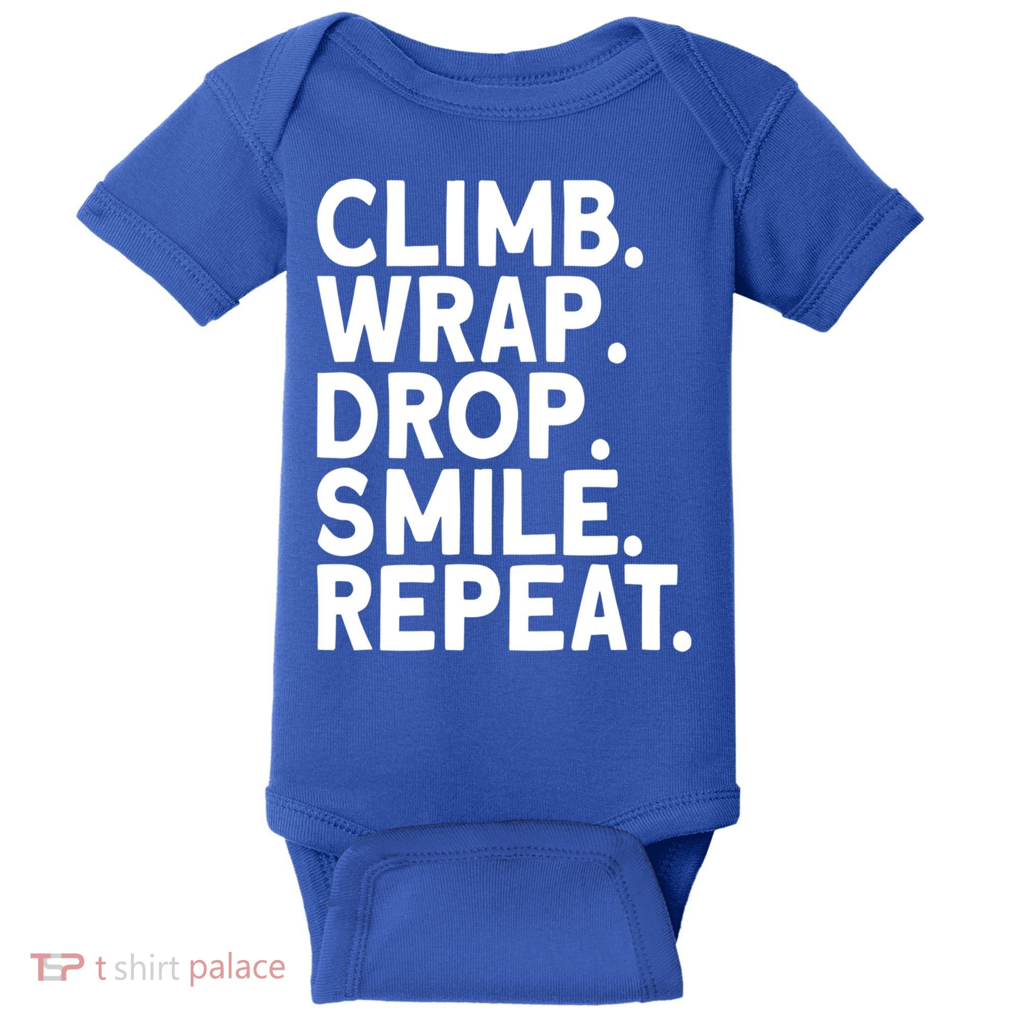Aerialist Climb Warp Drop Smile Repeat Aerial Silks Cool Gift Baby Bodysuit
