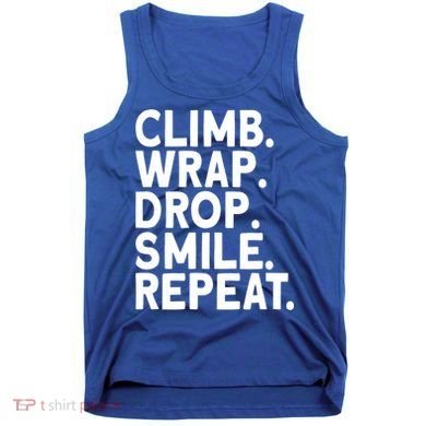 Aerialist Climb Warp Drop Smile Repeat Aerial Silks Cool Gift Tank Top