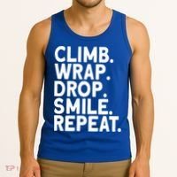 Aerialist Climb Warp Drop Smile Repeat Aerial Silks Cool Gift Tank Top thumb 3