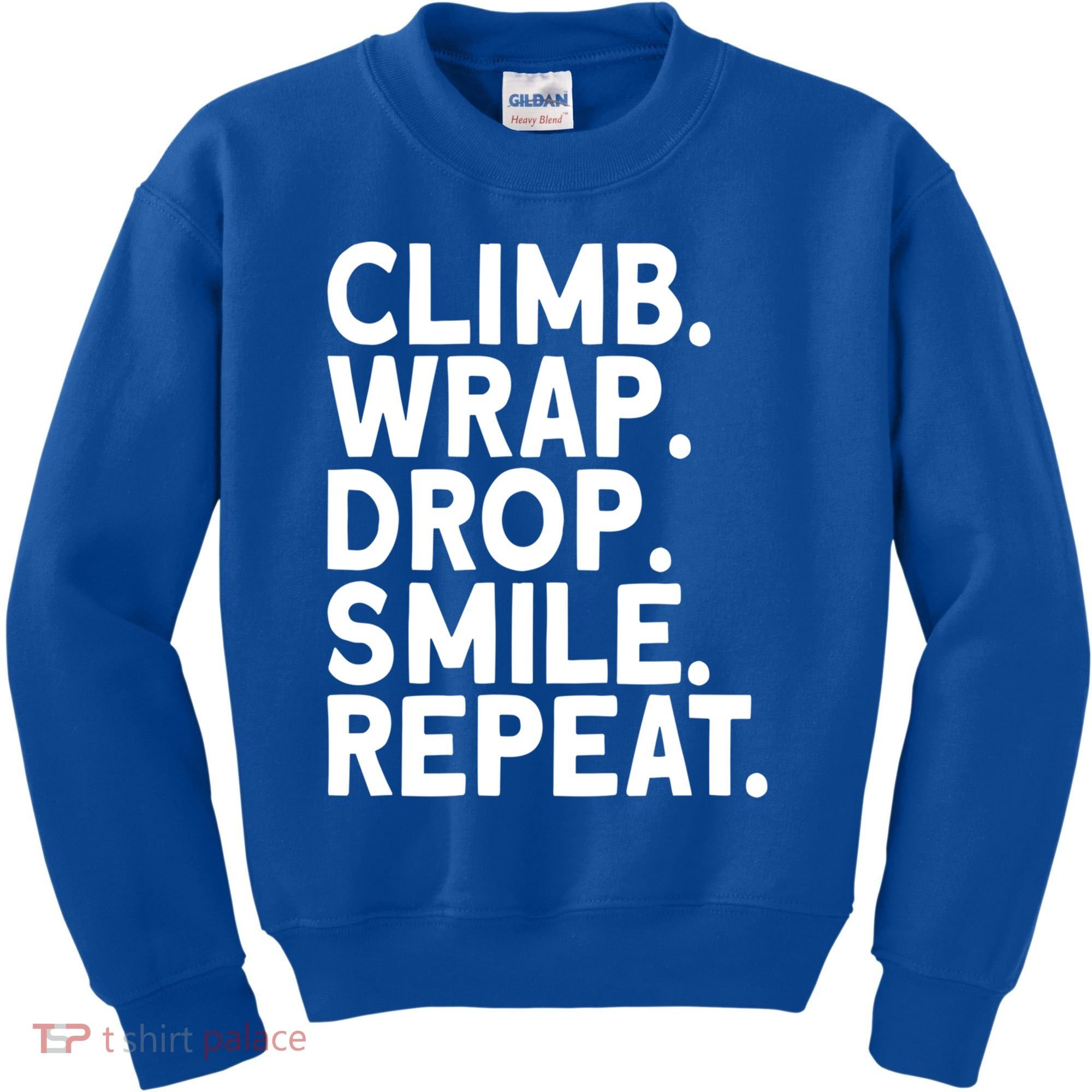 Aerialist Climb Warp Drop Smile Repeat Aerial Silks Cool Gift Kids Sweatshirt
