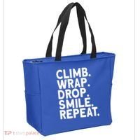 Aerialist Climb Warp Drop Smile Repeat Aerial Silks Cool Gift Tote Bag thumb 2