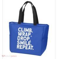 Aerialist Climb Warp Drop Smile Repeat Aerial Silks Cool Gift Tote Bag thumb 3