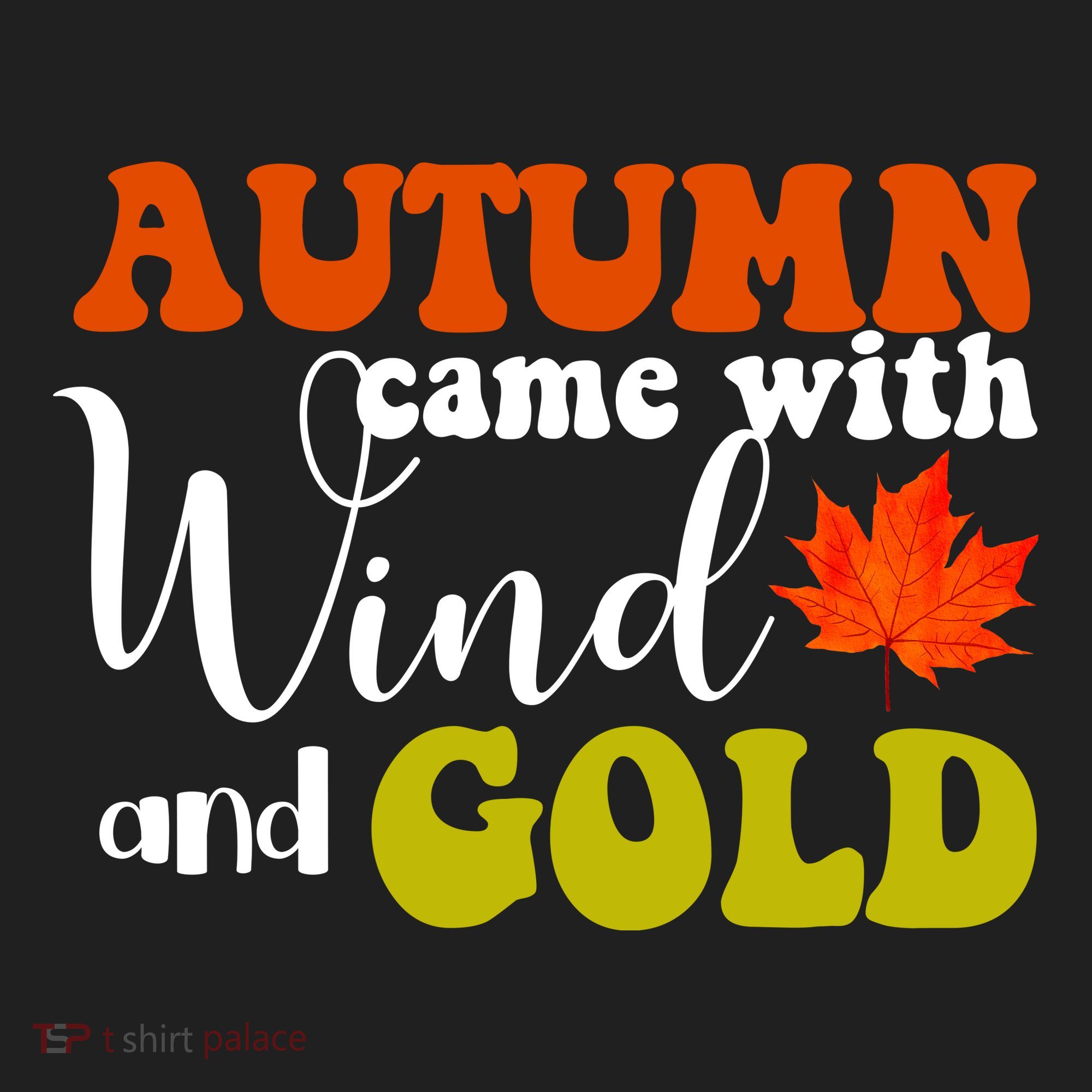 Autumn Came With Wind And Gold Women's Sweatshirt