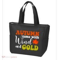 Autumn Came With Wind And Gold Tote Bag thumb 3