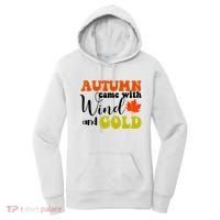 Autumn Came With Wind And Gold Women's Hoodie thumb 0