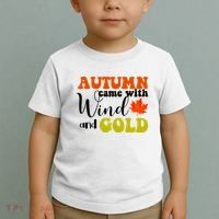 Autumn Came With Wind And Gold Toddler T-Shirt thumb 2