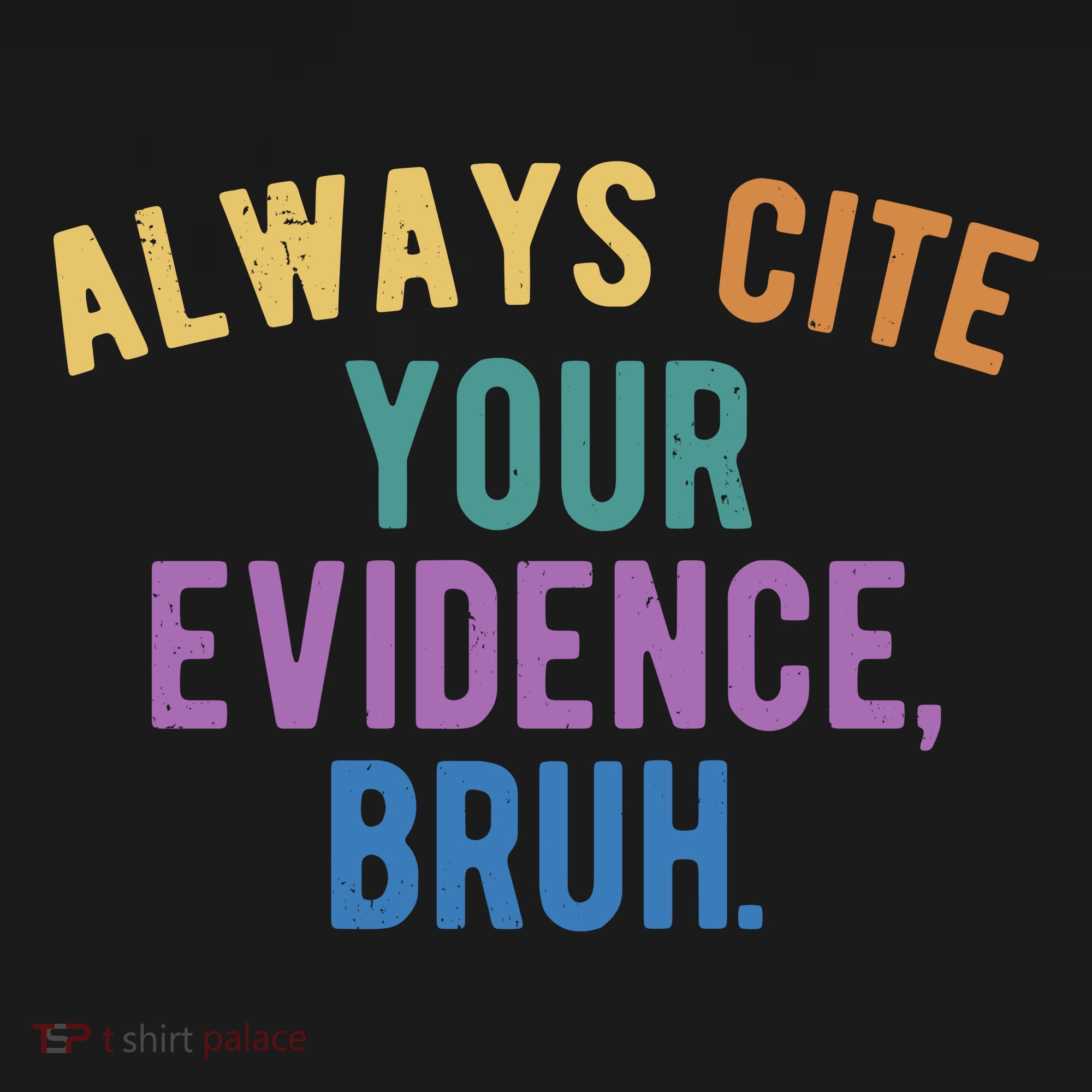 Always Cite Your Evidence Bruh Funny English Teacher Women's Hoodie