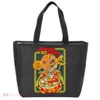 Always Check Your Candy Trick Or Treat Funny Halloween Tote Bag thumb 0