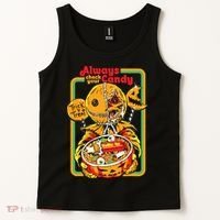 Always Check Your Candy Trick Or Treat, Funny Halloween Tank Top thumb 2