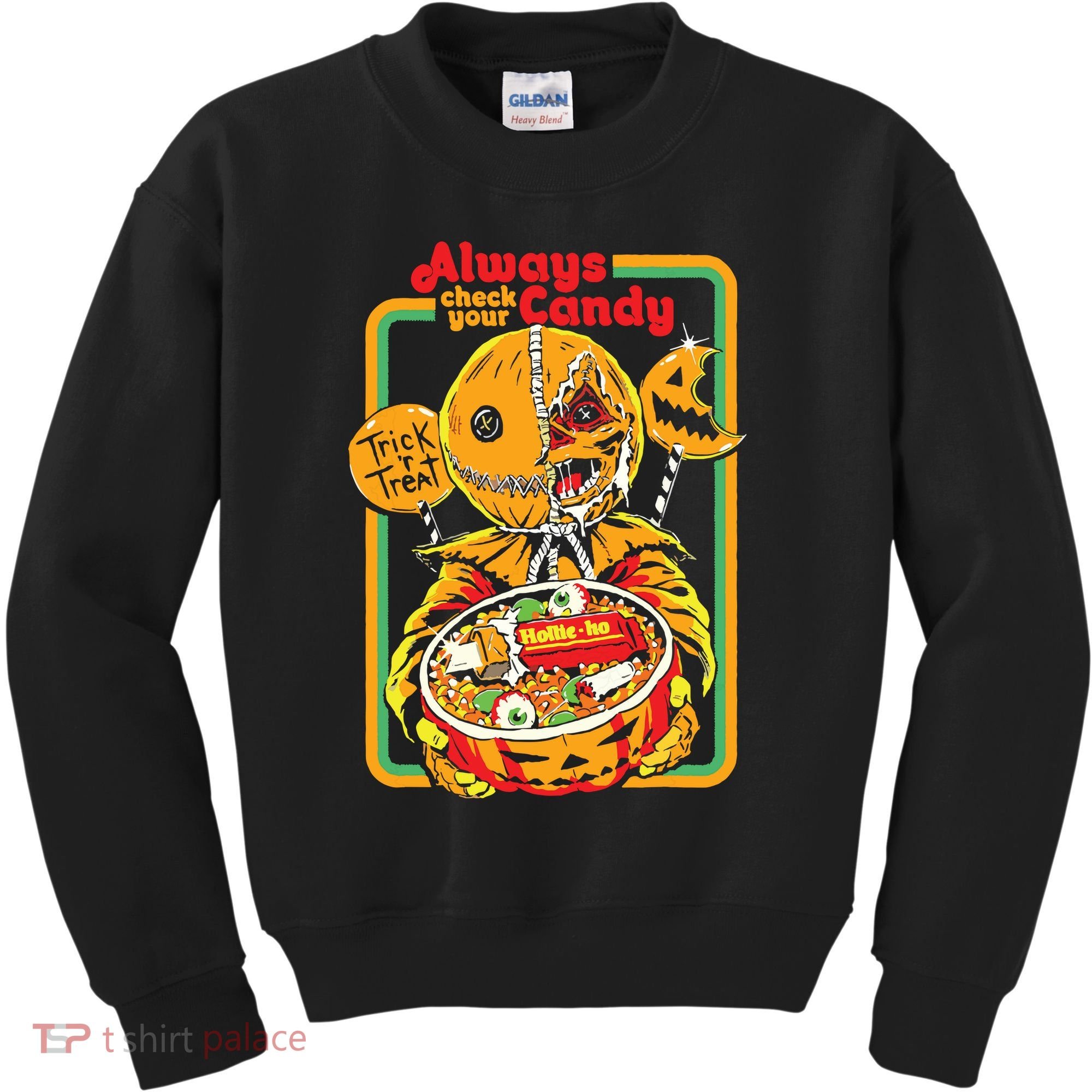 Always Check Your Candy Trick Or Treat, Funny Halloween Kids Sweatshirt