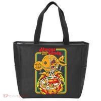 Always Check Your Candy Trick Or Treat, Funny Halloween Tote Bag thumb 0