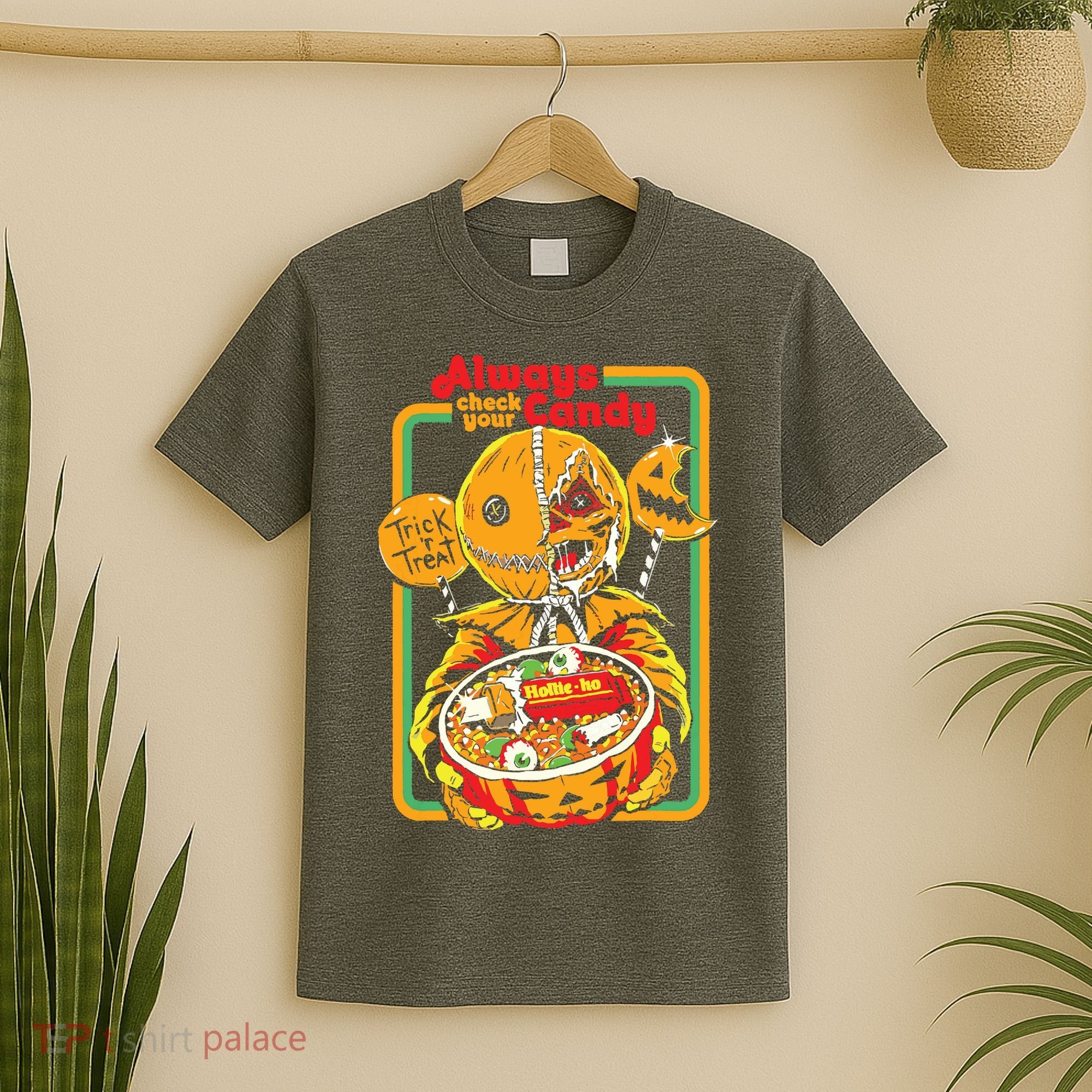 Always Check Your Candy Trick Or Treat, Funny Halloween T-Shirt