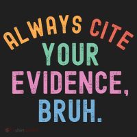 Always Cite Your Evidence Bruh Funny Retro English Teacher Golf Towel thumb 3