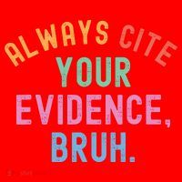 Always Cite Your Evidence Bruh Funny Retro English Teacher Santa Hat thumb 1