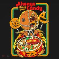 Always Check Your Candy Trick Or Treat, Funny Halloween Tee Kids Sweatshirt thumb 2