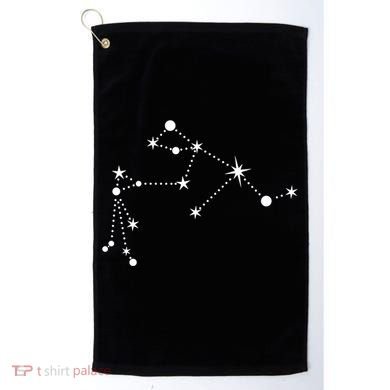 Aquarius Constellation Zodiac Gift Golf Towel
