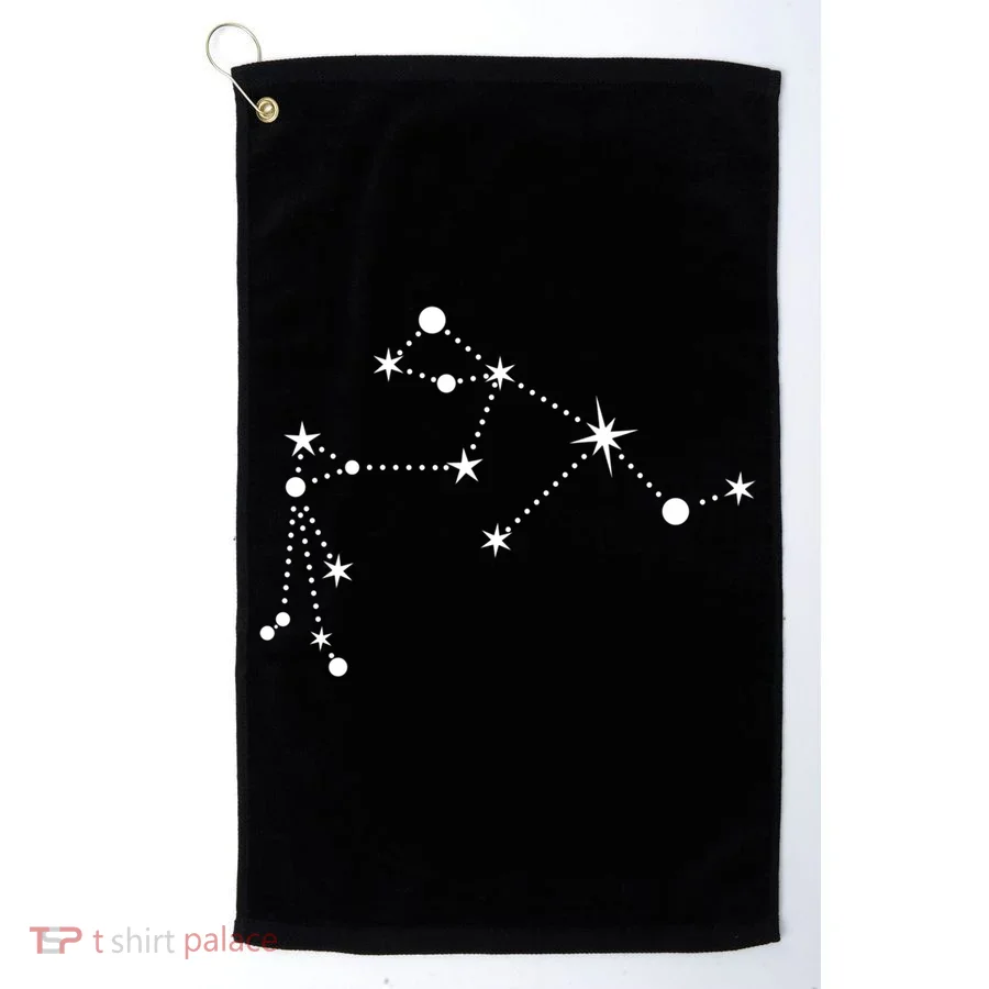 Aquarius Constellation Zodiac Gift Golf Towel