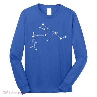 Aquarius Constellation Zodiac Gift Long Sleeve Shirt