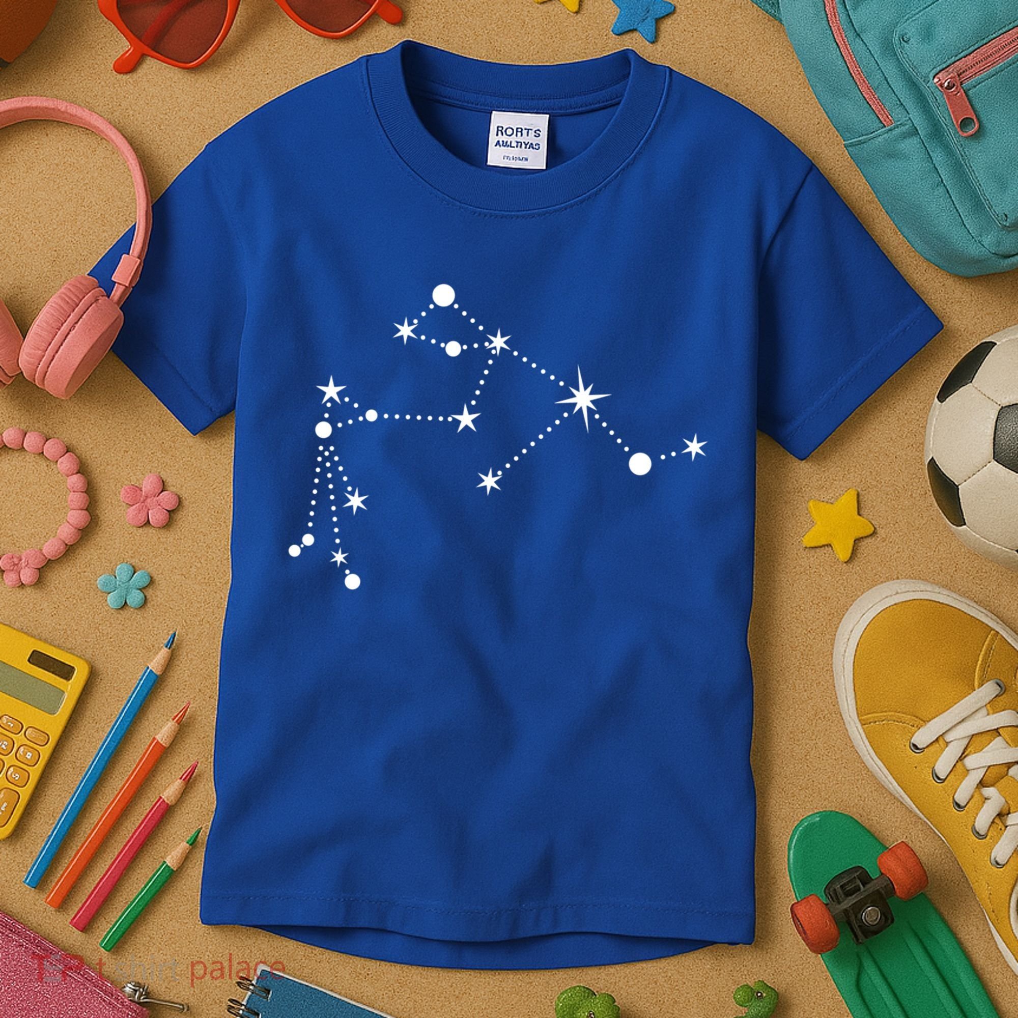 Aquarius Constellation Zodiac Gift Kids T-Shirt