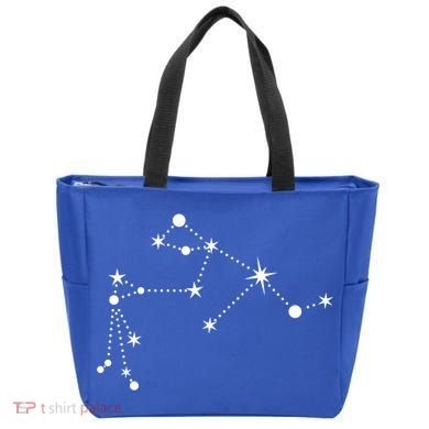 Aquarius Constellation Zodiac Gift Tote Bag