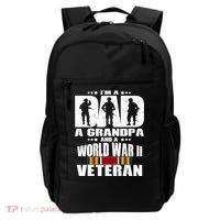 A Dad A Grandpa And A World War 2 Veteran Gift Backpack thumb 0