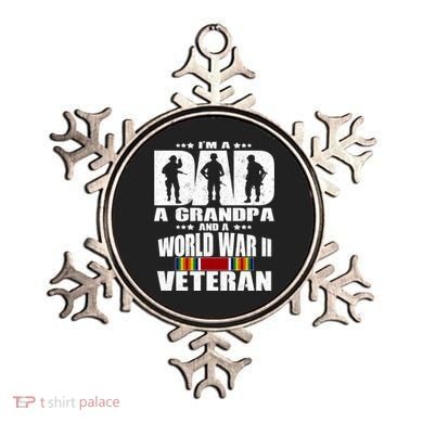 A Dad A Grandpa And A World War 2 Veteran Gift Ornament