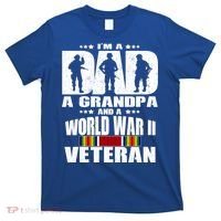 A Dad A Grandpa And A World War 2 Veteran Gift T-Shirt thumb 0