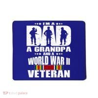 A Dad A Grandpa And A World War 2 Veteran Gift Mousepad thumb 0