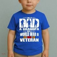A Dad A Grandpa And A World War 2 Veteran Gift Toddler T-Shirt thumb 2
