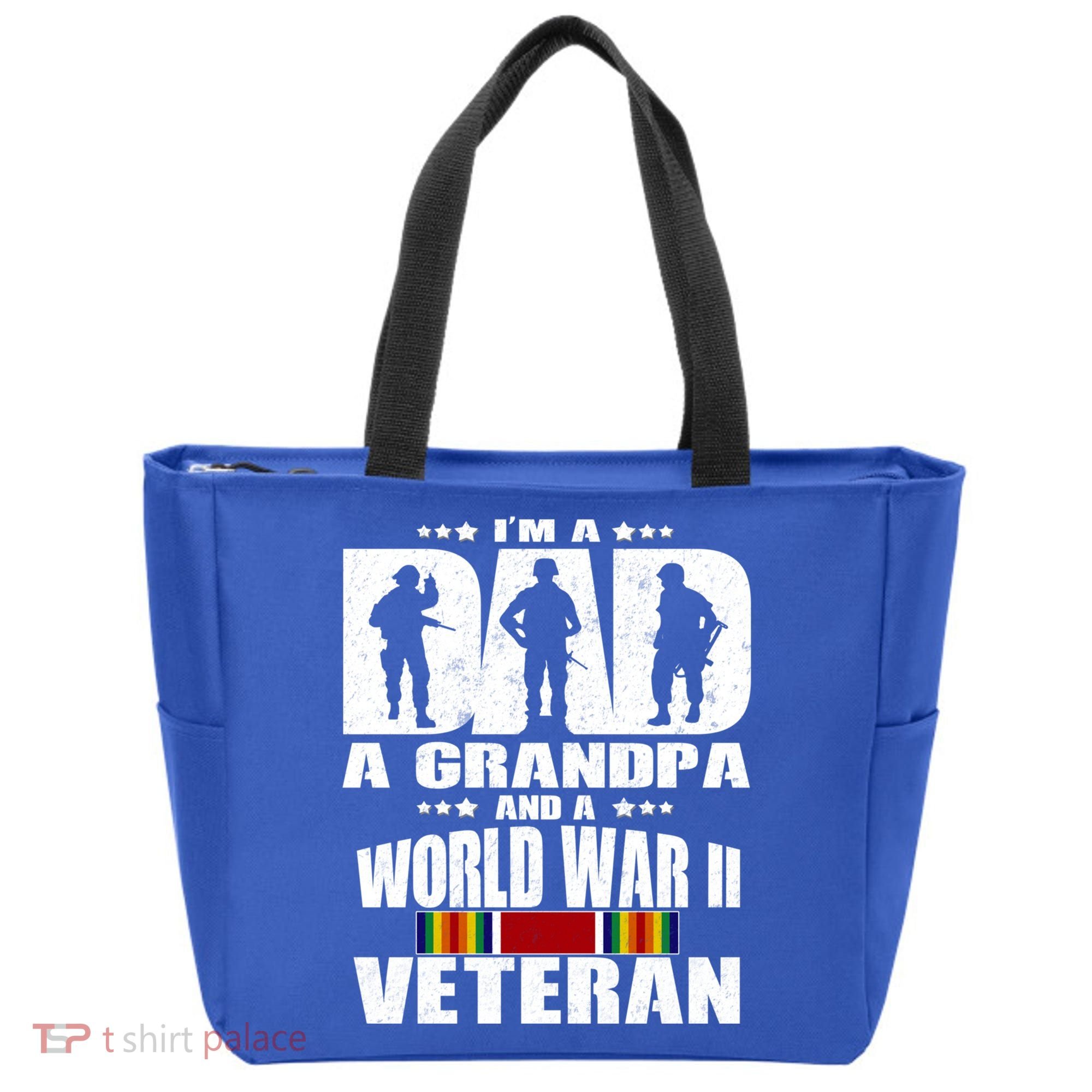 A Dad A Grandpa And A World War 2 Veteran Gift Tote Bag