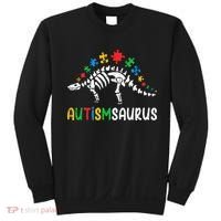 Autismsaurus Dinosaur Autism Awareness Sweatshirt thumb 0