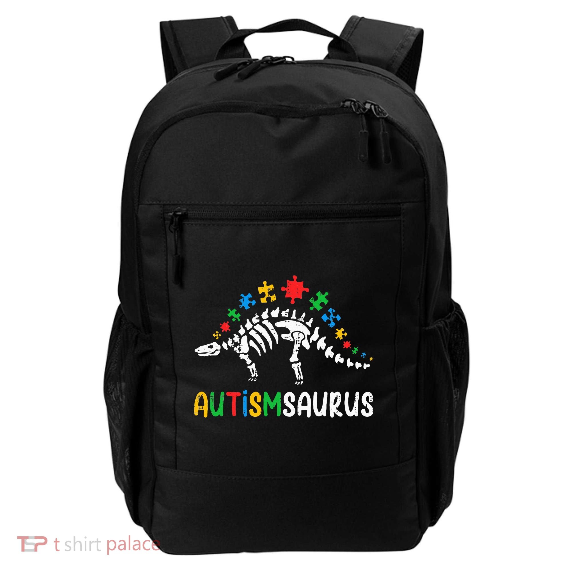 Autismsaurus Dinosaur Autism Awareness Backpack