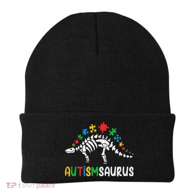 Autismsaurus Dinosaur Autism Awareness Beanie