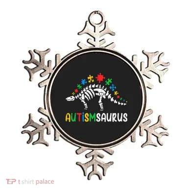 Autismsaurus Dinosaur Autism Awareness Ornament