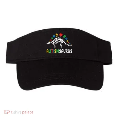 Autismsaurus Dinosaur Autism Awareness Visor