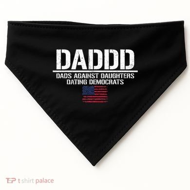 Addd Dads Against Daughters Dating Democrats USA-Made Doggie Bandana